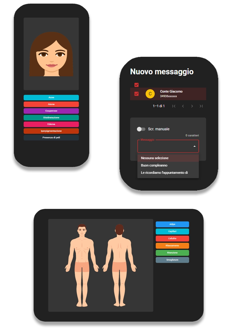 Software gestionale e scheda cliente estetica per centri estetici. Software gestionale per centri estetici con scheda cliente estetica avanzata.
